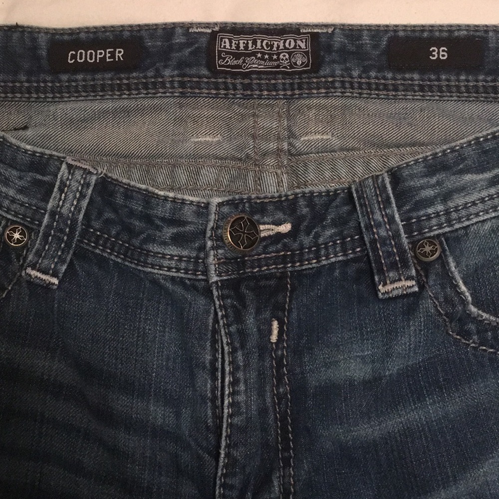 Affliction Cooper Black Premium Jeans